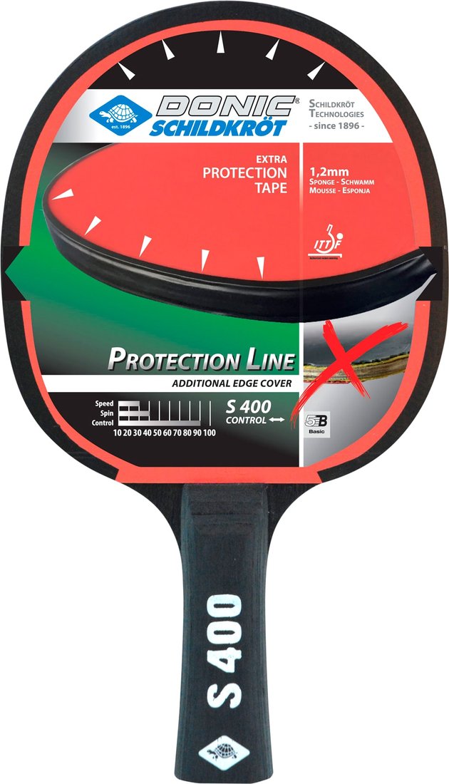 

Ракетка для настольного тенниса Donic-Schildkrot Protection Line S400