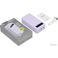 Внешний аккумулятор TFN Porta LCD PD 22.5W 30000mAh (сиреневый)