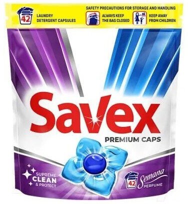

Капсулы для стирки Savex Premium Caps Semana Perfume (42 шт)