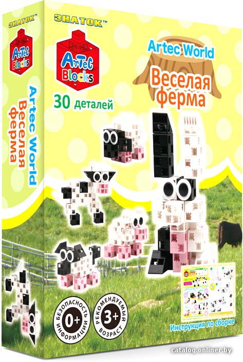 Конструктор Знаток Artec Blocks Веселая ферма