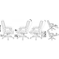 Офисное кресло Бюрократ T-9950MSG-F (серый)