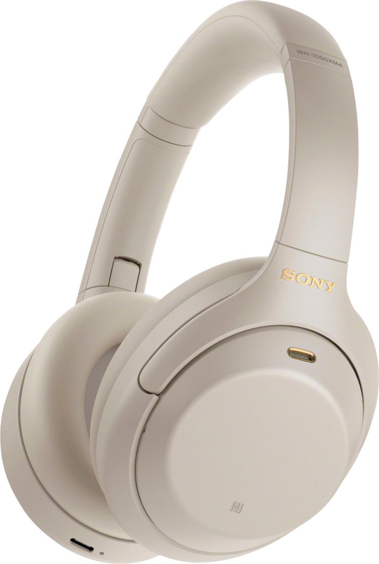 

Наушники Sony WH-1000XM4 (бежевый)