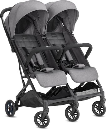 Коляска прогулочная «книга» Inglesina Twin Sketch AH86R0GRY (черный/серый)