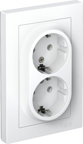 Розетка Systeme Electric AtlasDesign ATN000124 (белый)