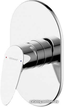 Смеситель без скрытого механизма Bravat Drop PB84898CP-RUS