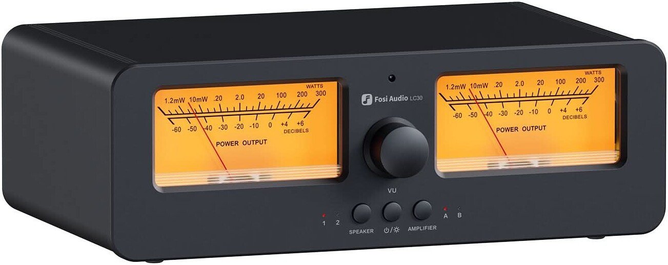 Аудиоселектор Fosi Audio LC30 (черный/желтый)