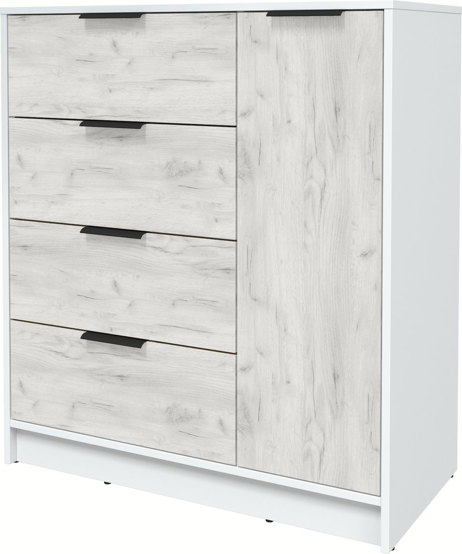 

Тумба Интерлиния Концепт КТ-Т90 (дуб белый/белый платинум)