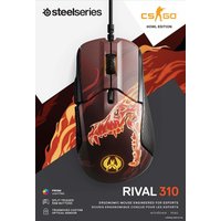 Игровая мышь SteelSeries Rival 310 CS:GO Howl Edition