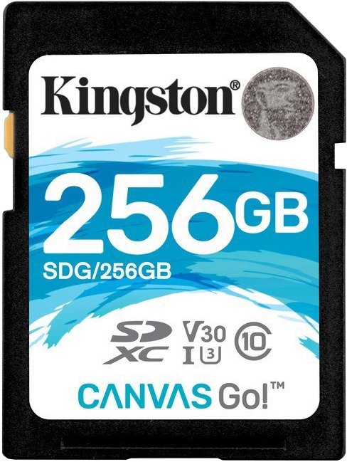 

Карта памяти Kingston Canvas Go! SDG/256GB SDXC 256GB