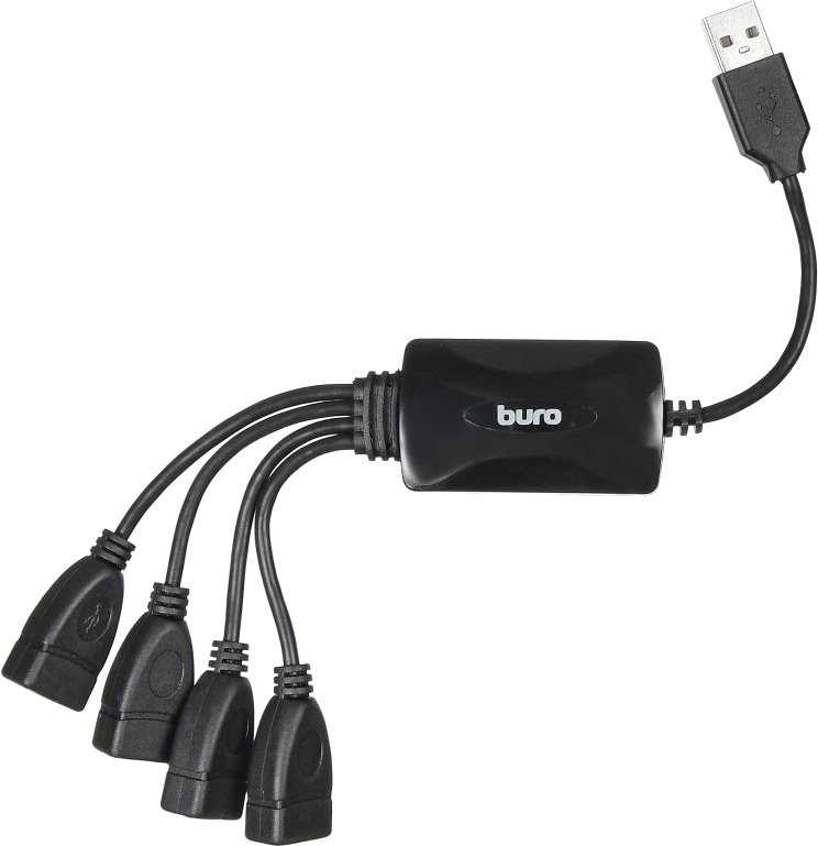 

USB-хаб Buro BU-HUB4-0.3-U2.0-Splitter