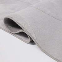 Ковер для жилой комнаты AksHome Homely RD 13 (80x150, светло-серый)