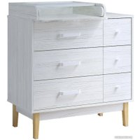 Детский комод Pituso Vintage Premium ЛДСП (древесина белая)