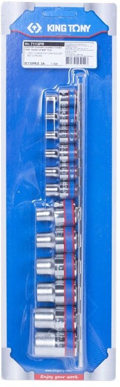 

Набор головок слесарных King Tony 7113PR (12 предметов)