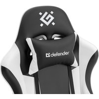 Игровое (геймерское) кресло Defender Tios (черный/белый) в Бресте