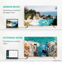 Кабель Ugreen DP102 10244 DisplayPort 1.2 - DisplayPort 1.2 (1 м, черный)