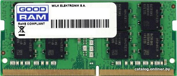 Оперативная память GOODRAM 16GB DDR4 SODIMM PC4-21300 GR2666S464L19/16G