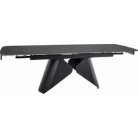 Кухонный стол Signal Armando 160-240/90 (черный/черный)