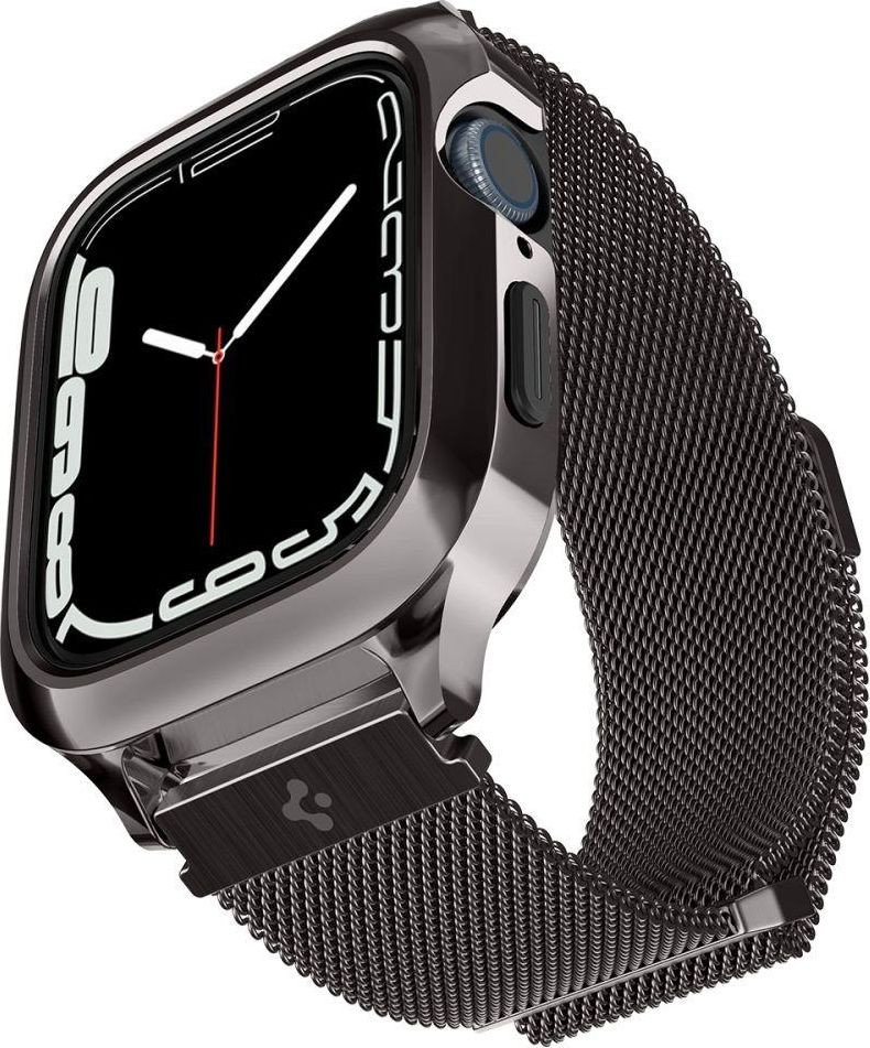 

Ремешок Spigen Metal Fit Pro для Apple Watch (45/44 мм) (темно-серый)