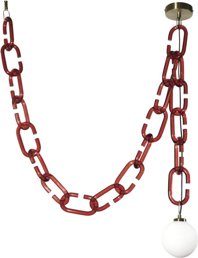 

Подвесная люстра LOFT IT Chain 10128C Red