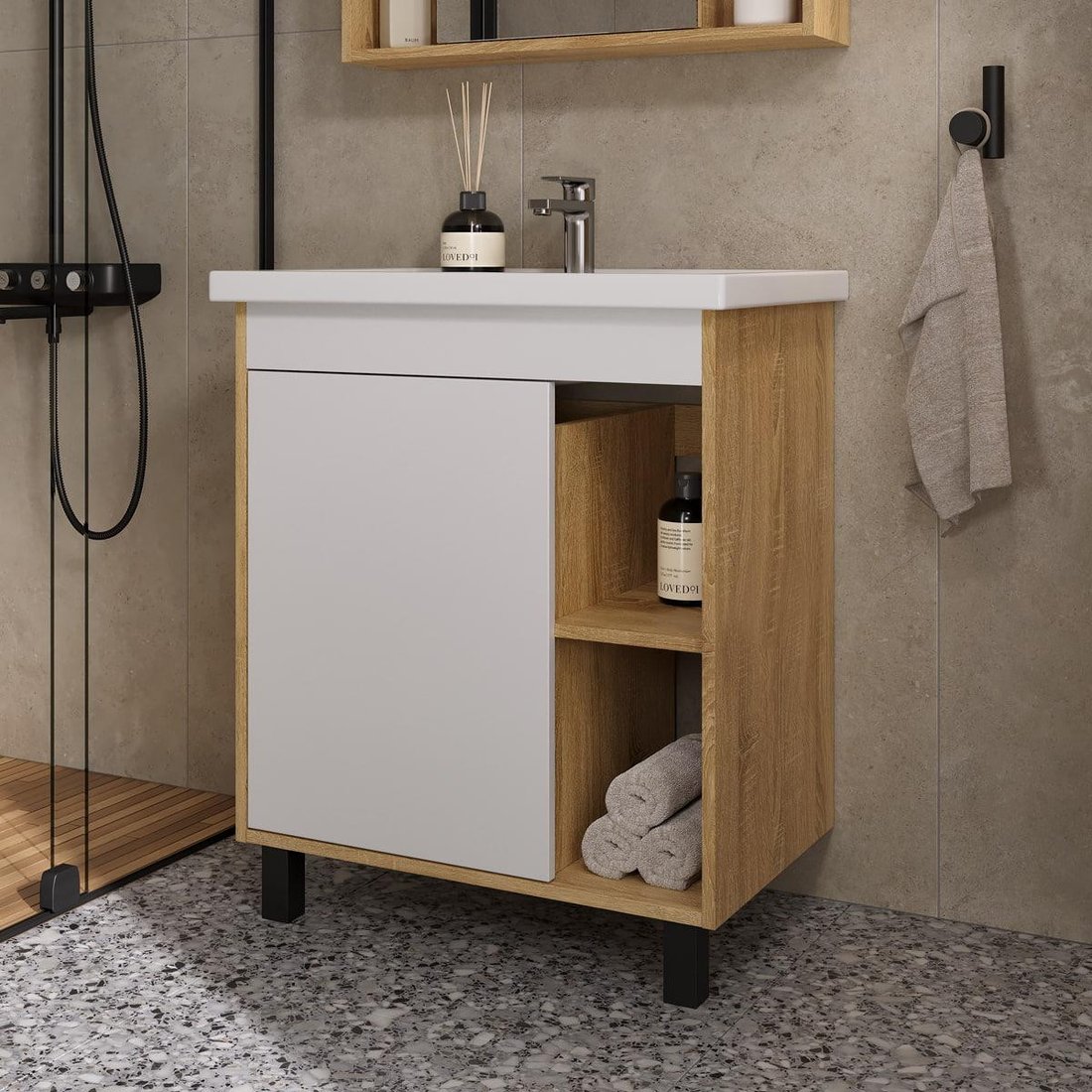 

Volna Тумба с умывальником Osmond 70 + Фостер 70