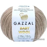 Пряжа для вязания Gazzal Baby wool 839 50 г 175 м (коричневый)