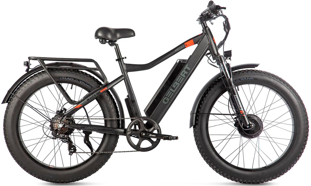 

Электровелосипед Gelbert Pegas 4 DUAL PRO MAX (черный)