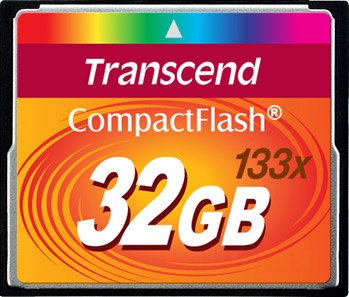 

Карта памяти Transcend 133x CompactFlash 32 Гб (TS32GCF133)