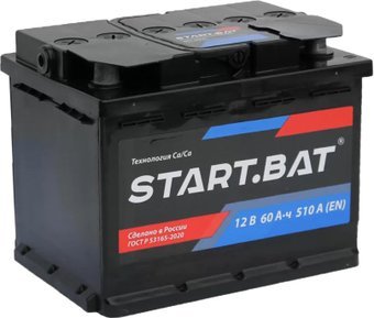 Автомобильный аккумулятор Start.Bat 6СТ-60 VL Евро (60 А·ч)