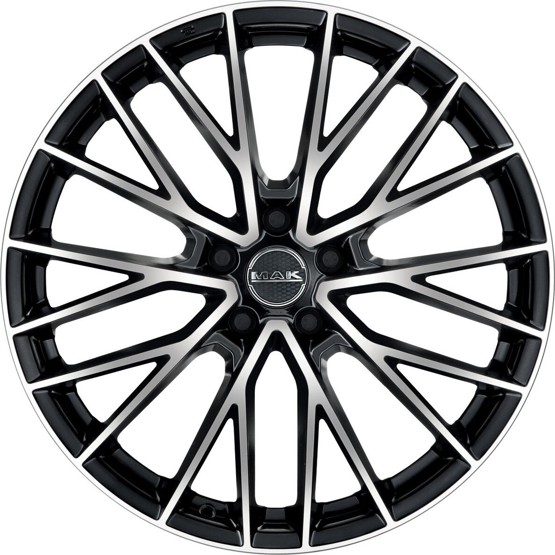 

Литые диски MAK Speciale-D 19x9.5" 5x112мм DIA 66.45мм ET 20мм Black Mirror