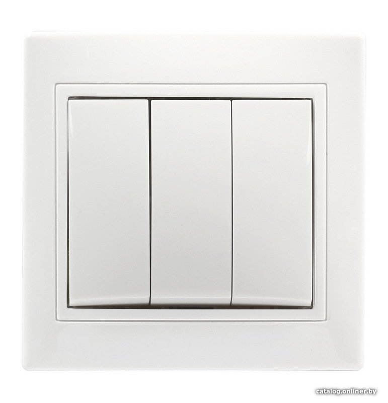 Выключатель SmartBuy SBE-01w-10-SW3-0