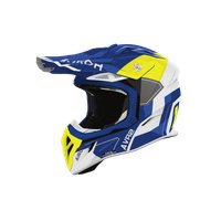 Мотошлем Airoh Aviator Ace 2 Shield AV22S31-M (M, синий/желтый глянец)