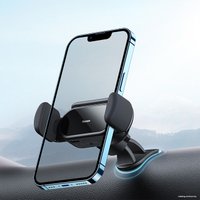 Держатель для смартфона Baseus Steel Cannon pro Solar Electric Car Mount