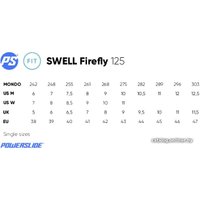 Роликовые коньки Powerslide Swell Firefly 125 510029 (р. 44)