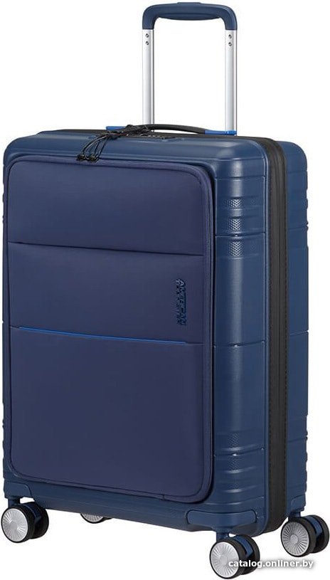 

Чемодан-спиннер American Tourister Hello Cabin True Navy 55 см