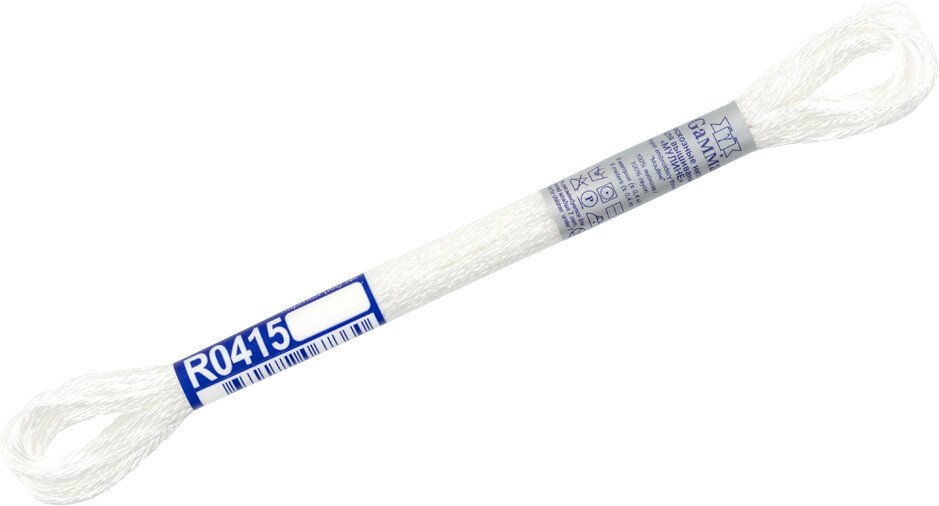 

Нитки для вышивания Gamma Мулине R0415 8 м (белый)