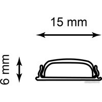 Алюминиевый профиль Feron CAB264 (серебристый) в Барановичах