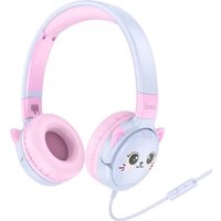 Наушники Hoco W61 (голубой/розовый)