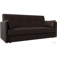 Диван Лига диванов Лига-018 117887 (экокожа коричневый)