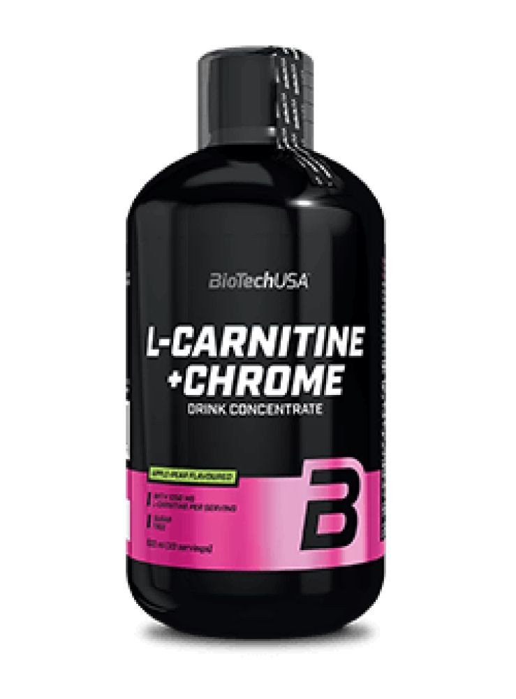 L-карнитин BioTech USA L-Carnitine+chrome (500 мл, апельсин)