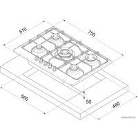 Варочная панель Freggia HA750VGTX