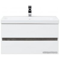  Aquanet Тумба Беркли 80 с умывальником Moduo 80 (белый/дуб рошелье)