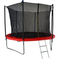 Батут GoUP Elite 10FT (с сеткой и лестницей, красный)