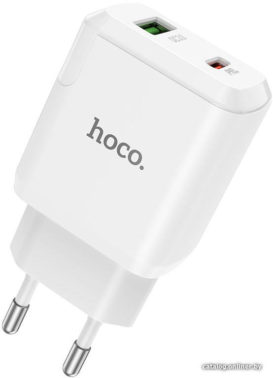 Сетевое зарядное Hoco N5 (белый)
