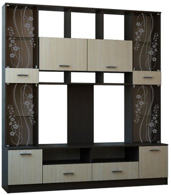 Стенка Памир Сабина СМ-2000 (венге-дуб белфорт)