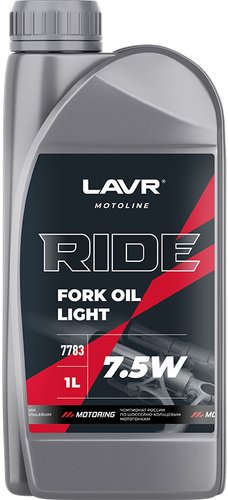 Гидравлическое масло Lavr Moto Ride Fork Oil 7.5W 1л