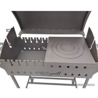 Мангал для дачи Progrill Чикаго вуд XL на колесах (4 мм)