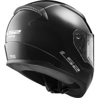 Мотошлем LS2 FF353 Rapid 2 Solid (3XL, глянцевый черный)