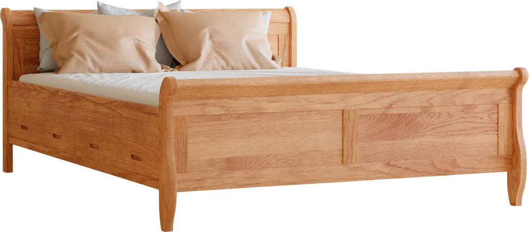Кровать Диприз Мелания 160 Д.83315.1 (дуб/масло)