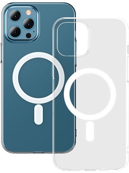 

Чехол для телефона Baseus Crystal Magnetic для iPhone 12 Pro Max (прозрачный)