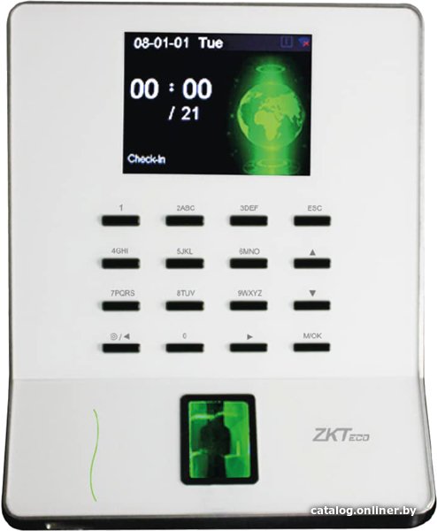 Биометрический терминал ZKTeco WL20 (белый)